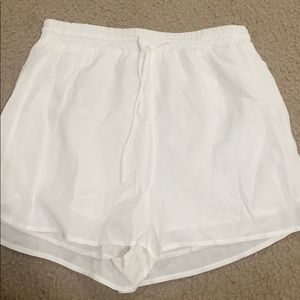 Princess Polly High Waist Linen Drawstring Shorts